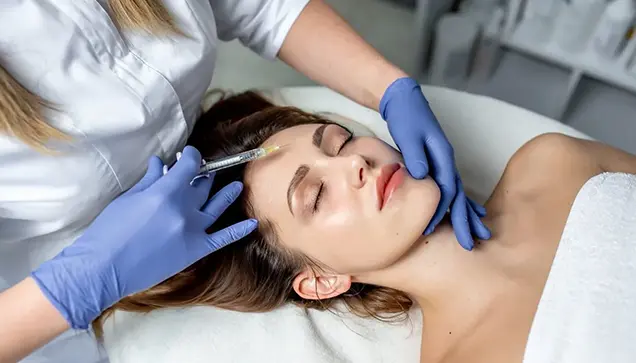 Before Cheek Enancement Treatment