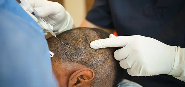 Direct hair implantation procedure