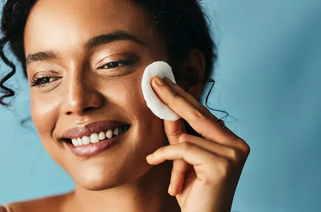 before facial toning