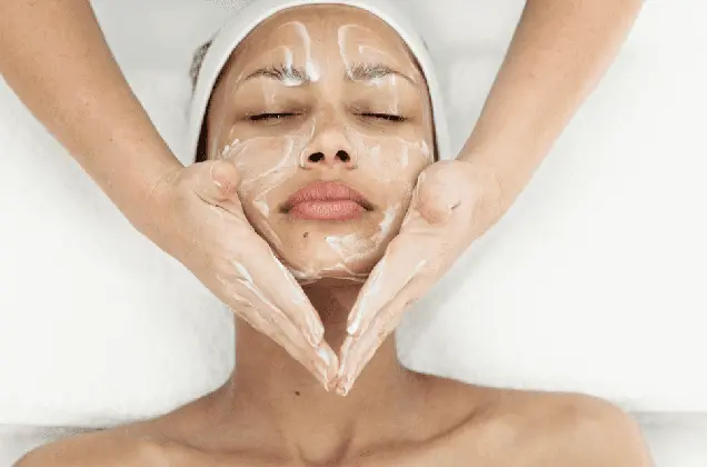 before medfacial treatment